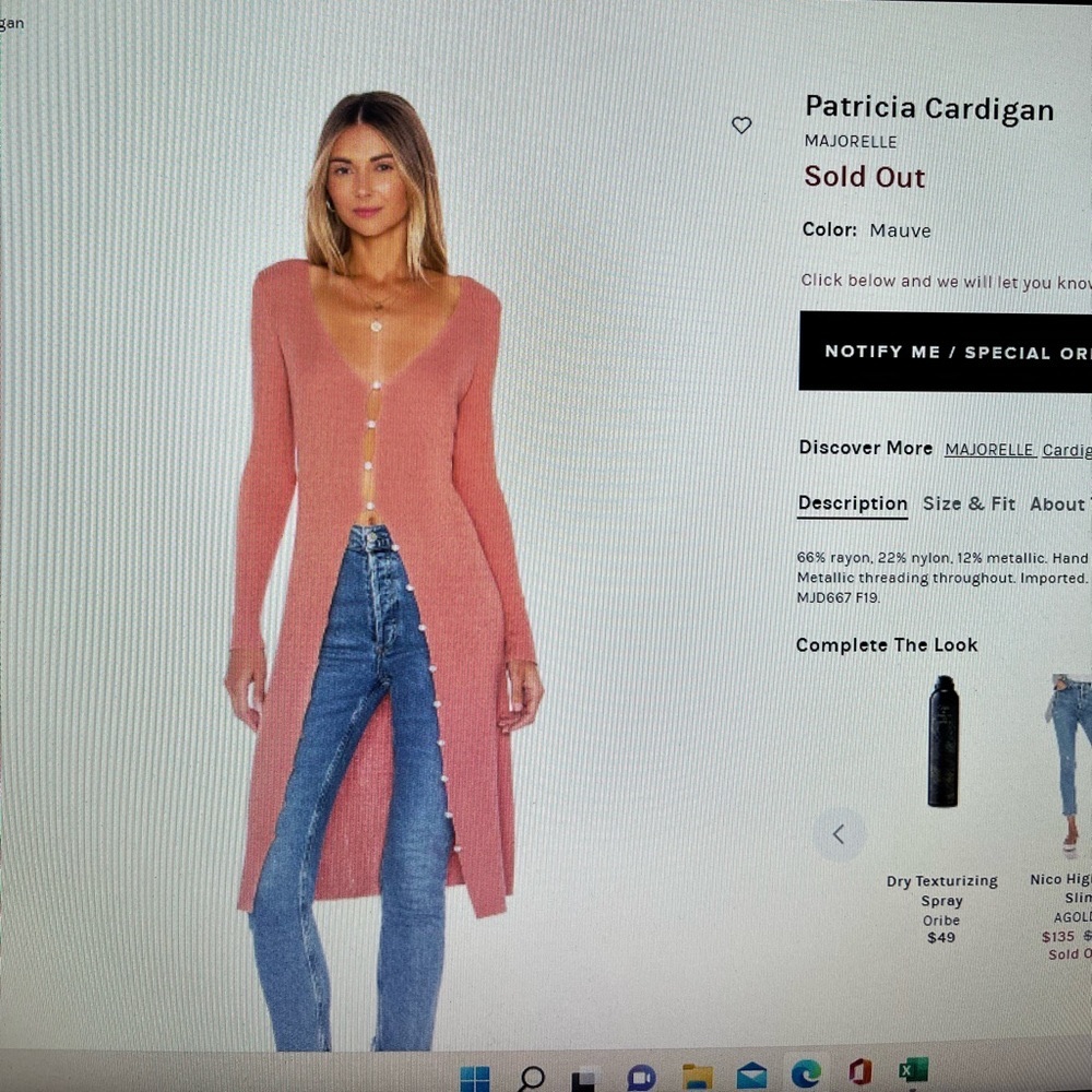 Patricia Cardigan by Majorelle